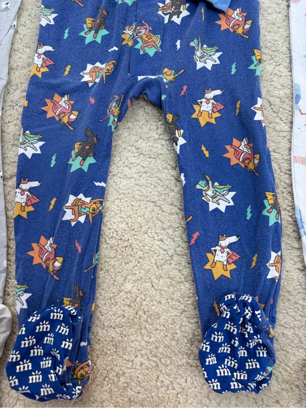 Magnetic Me Size 12-18 Months Animal Print Footie Modal Pajamas Bundle